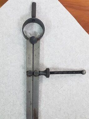 VINTAGE UNION MACHINISTS SPRING DIVIDER CALIPER MADE IN USA LARGE